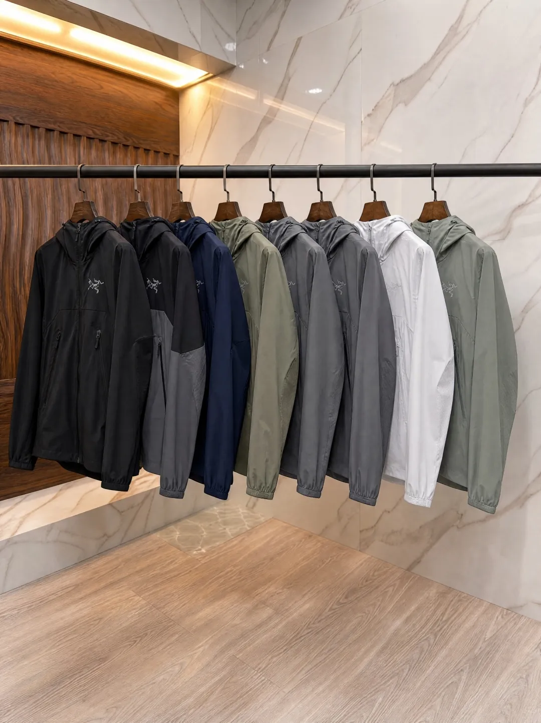 ARC'TERYX Breathable Classiclogo ：Black Navy Blue Gray Dark Gray Light Green Sizes：S-4xl